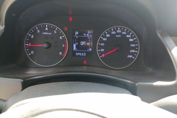 Used Kia Forte 2019 1.6L Automatic Fashion Edition China VI Standard Odometer Close Up