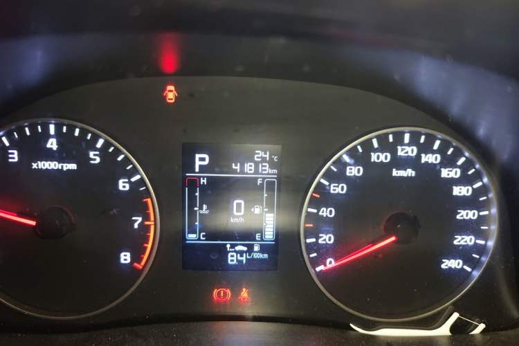 Used Kia Forte 2019 1.6L Automatic Fashion Edition China VI Standard Odometer Close Up