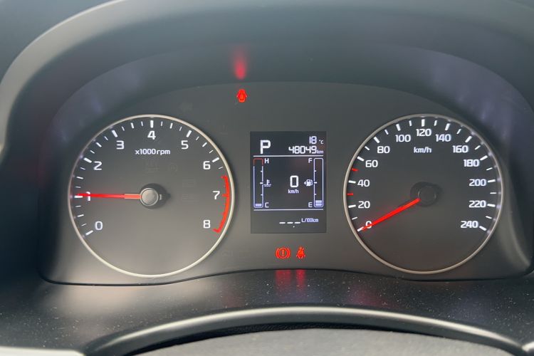 Used Kia Forte 2019 1.6L Automatic Fashion Edition China VI Standard Odometer Close Up