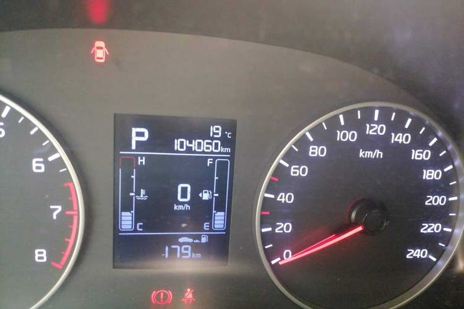 Used Kia Forte 2019 1.6L Automatic Fashion Edition China VI Standard Odometer Close Up