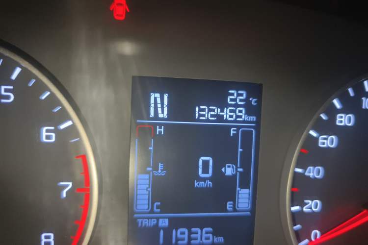 Used Kia Forte 2019 1.6L Automatic Fashion Edition China VI Standard Odometer Close Up