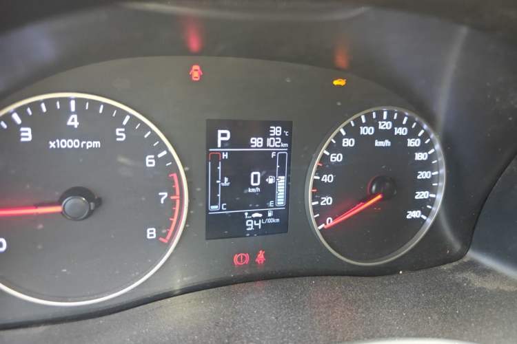 Used Kia Forte 2019 1.6L Automatic Fashion Edition China VI Standard Odometer Close Up