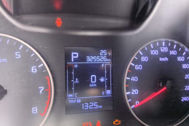 Used Kia Forte 2019 1.6L Automatic Fashion Edition China VI Standard Odometer Close Up