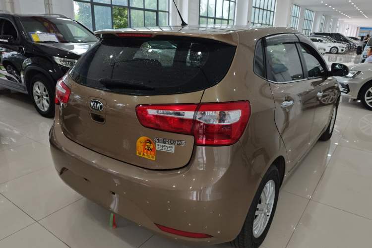 Used Kia K2 2012 Hatchback 1.4L Automatic Cool Edition Rear Right 45 Deg