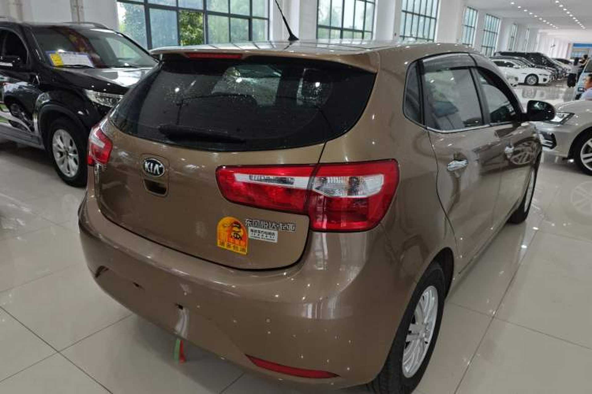 Used Kia K2 2012 Hatchback 1.4L Automatic Cool Edition Rear Right 45 Deg