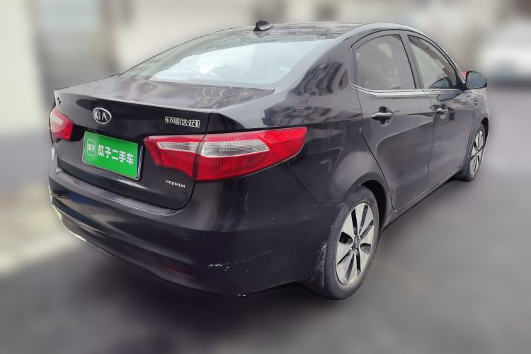 Used Kia K2 2011 Sedan 1.6L Automatic Transmission Premium Rear Right 45 Deg