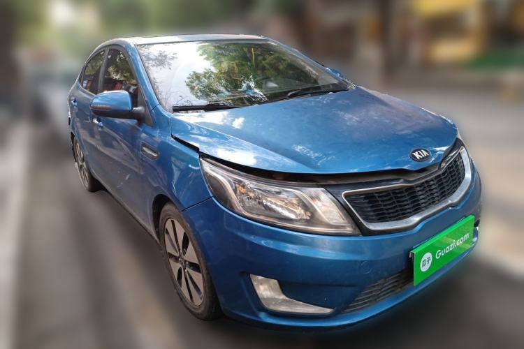Used Kia K2 2011 Sedan 1.6L Automatic Transmission Premium Front Right 45 Deg