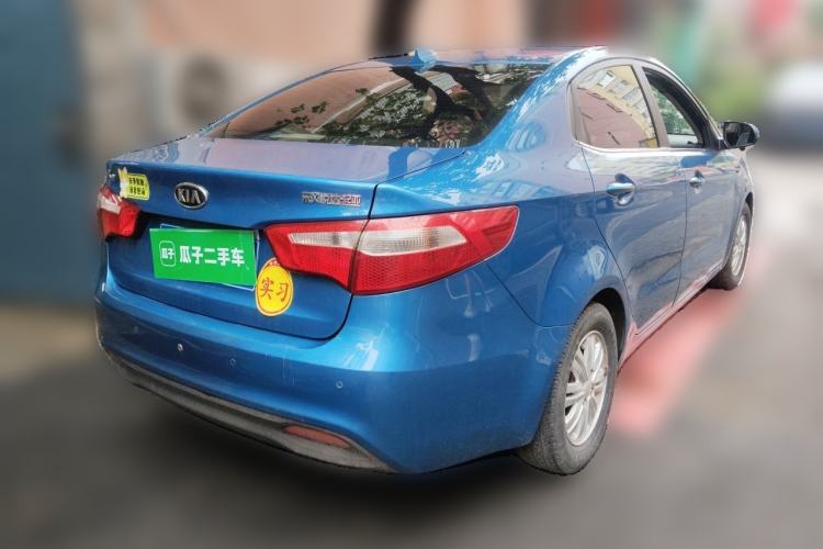 Used Kia K2 2011 Sedan 1.4L Automatic Top-Trim Rear Right 45 Deg