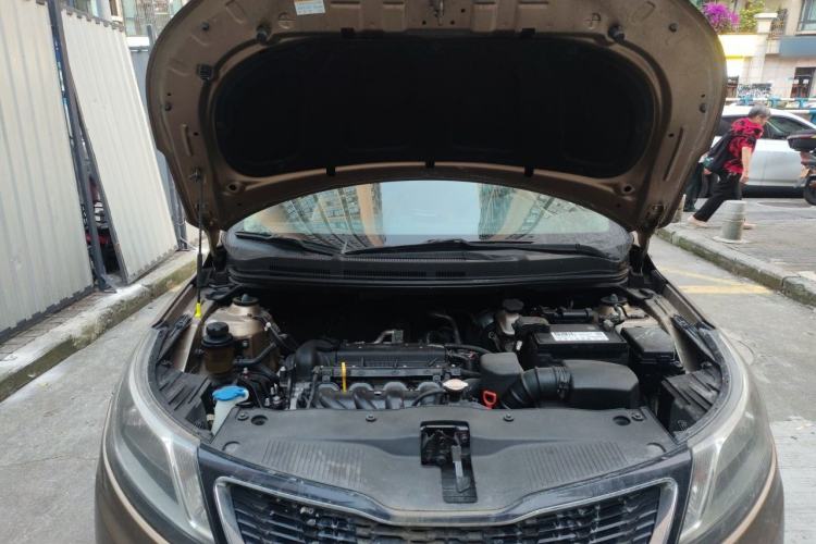 Used Kia K2 2011 Sedan 1.4L Automatic GLS Engine Bay