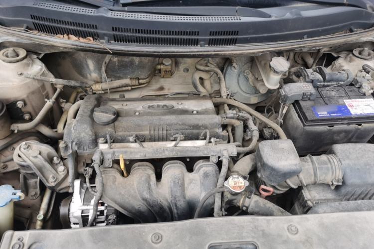 Used Kia K2 2011 Sedan 1.4L Automatic GLS Engine Bay