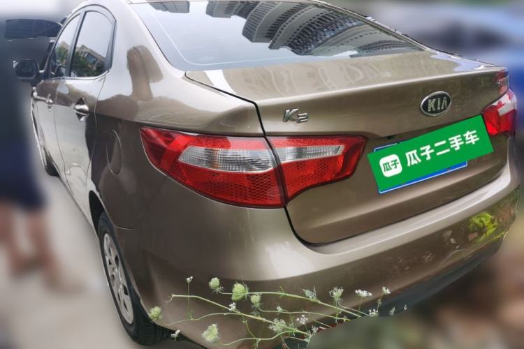 Used Kia K2 2011 Sedan 1.4L Automatic GLS Rear Left 45 Deg