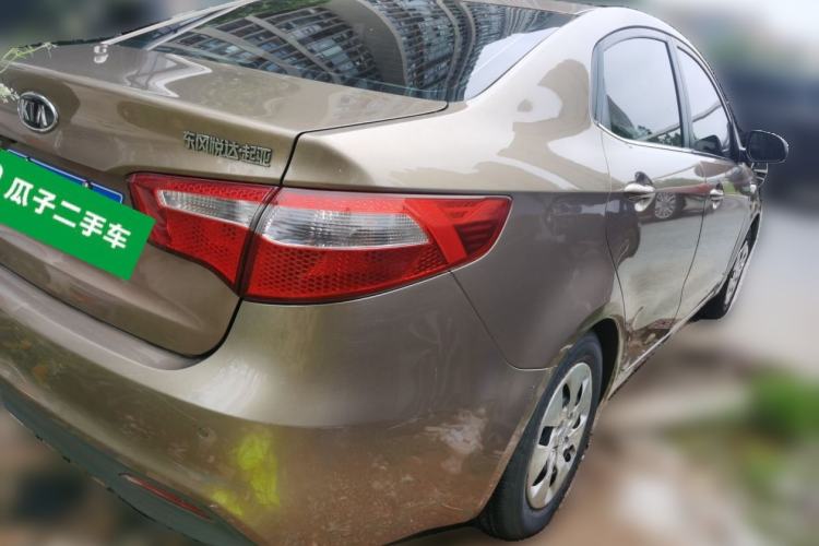 Used Kia K2 2011 Sedan 1.4L Automatic GLS Rear Right 45 Deg