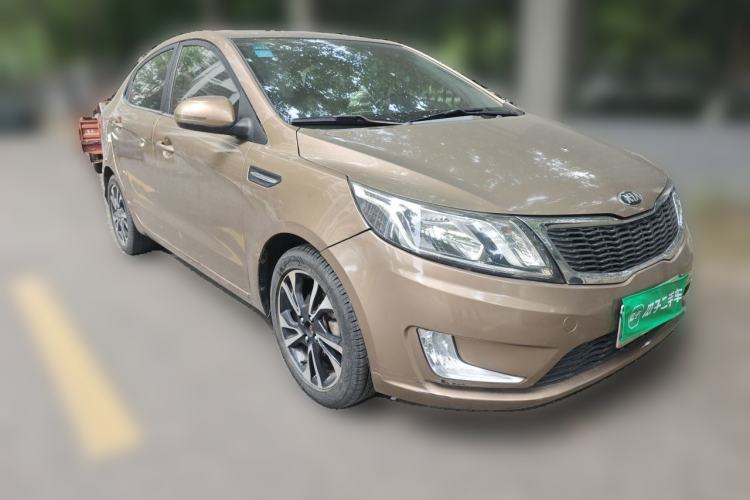 Used Kia K2 2011 Sedan 1.6L Automatic Transmission Premium Front Right 45 Deg