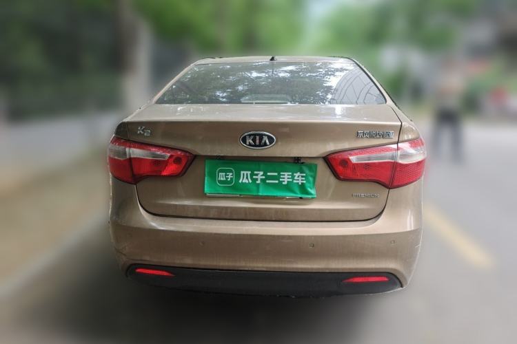 Used Kia K2 2011 Sedan 1.6L Automatic Transmission Premium Rear
