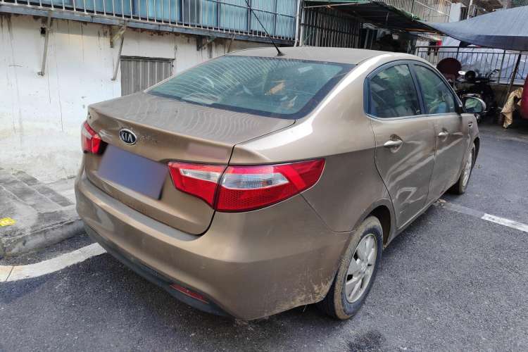 Used Kia K2 2011 Sedan 1.4L MT TOP Rear Right 45 Deg