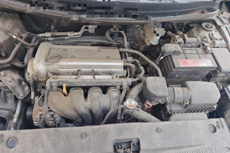 Used Kia K2 2011 Sedan 1.4L Automatic GLS Engine Bay