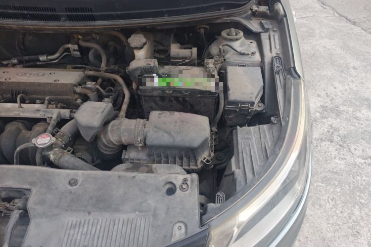 Used Kia K2 2011 Sedan 1.4L Manual Transmission GLS Engine Bay Left