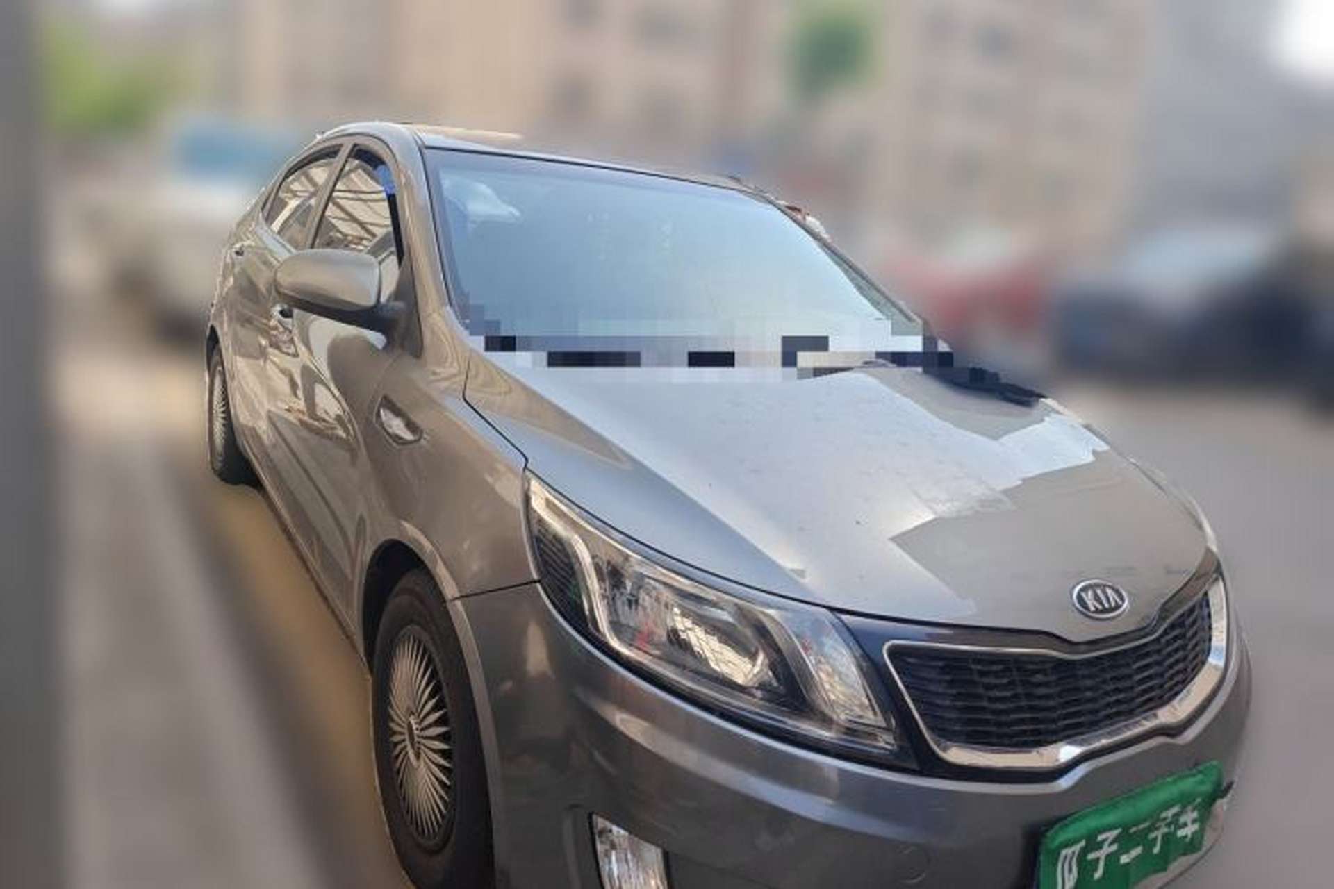 Used Kia K2 2011 Sedan 1.4L Automatic GLS Front Right 45 Deg
