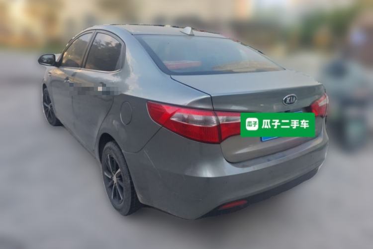 Used Kia K2 2011 Sedan 1.4L Manual Transmission GLS Rear Left 45 Deg
