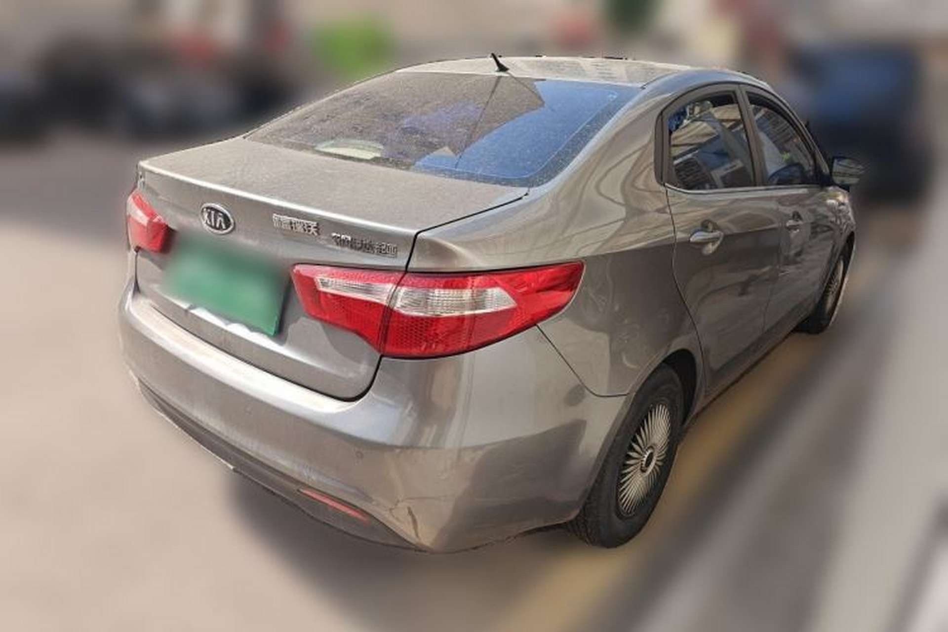Used Kia K2 2011 Sedan 1.4L Automatic GLS Rear Right 45 Deg