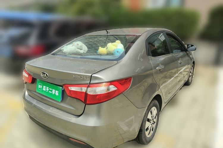 Used Kia K2 2011 Sedan 1.4L Manual Transmission GLS Rear Right 45 Deg