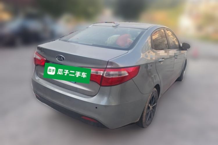 Used Kia K2 2011 Sedan 1.4L Manual Transmission GLS Rear Right 45 Deg