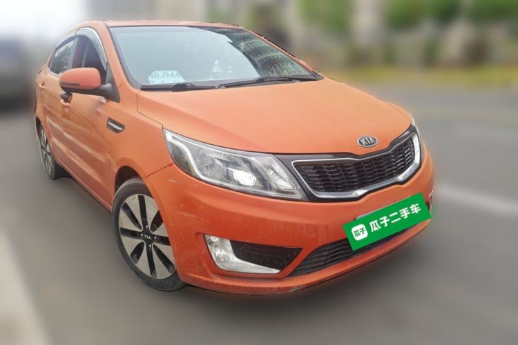Used Kia K2 2011 Sedan 1.6L Automatic Transmission Premium Front Right 45 Deg