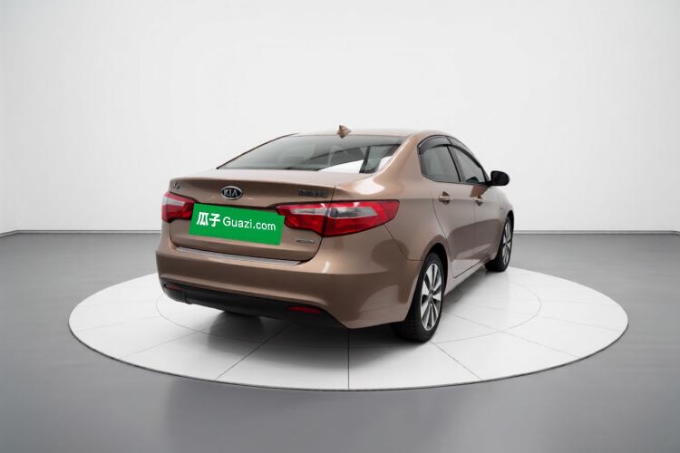 Used Kia K2 2011 Sedan 1.6L Automatic Transmission Premium Front Right 45 Deg