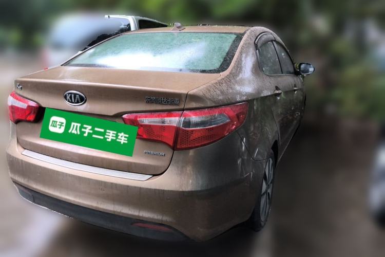 Used Kia K2 2011 Sedan 1.6L Automatic Transmission Premium Front Right 45 Deg