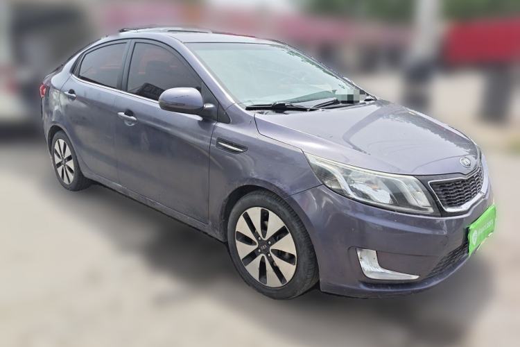 Used Kia K2 2011 Sedan 1.6L Automatic Transmission Premium Front Right 45 Deg