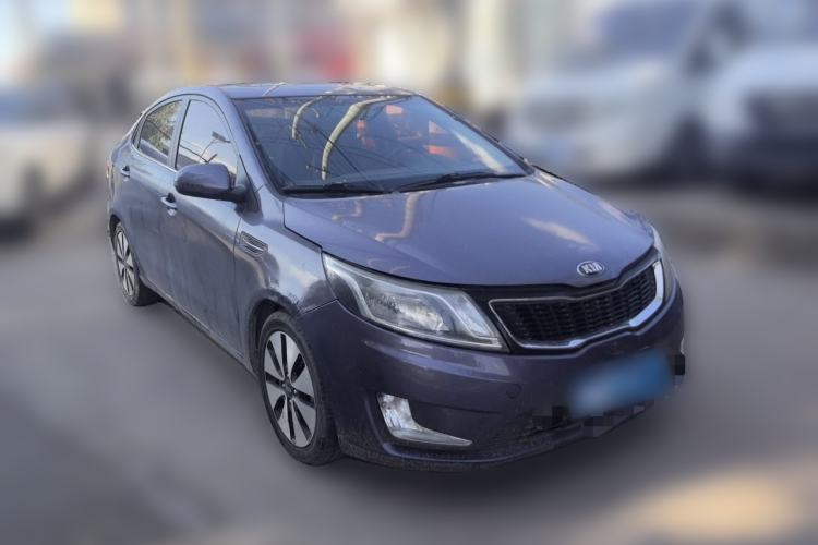 Used Kia K2 2011 Sedan 1.6L Automatic Transmission Premium Front Right 45 Deg