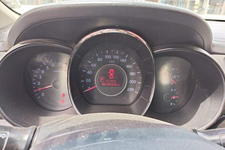 Used Kia K2 2011 Sedan 1.6L Automatic Transmission Premium Instrument Cluster