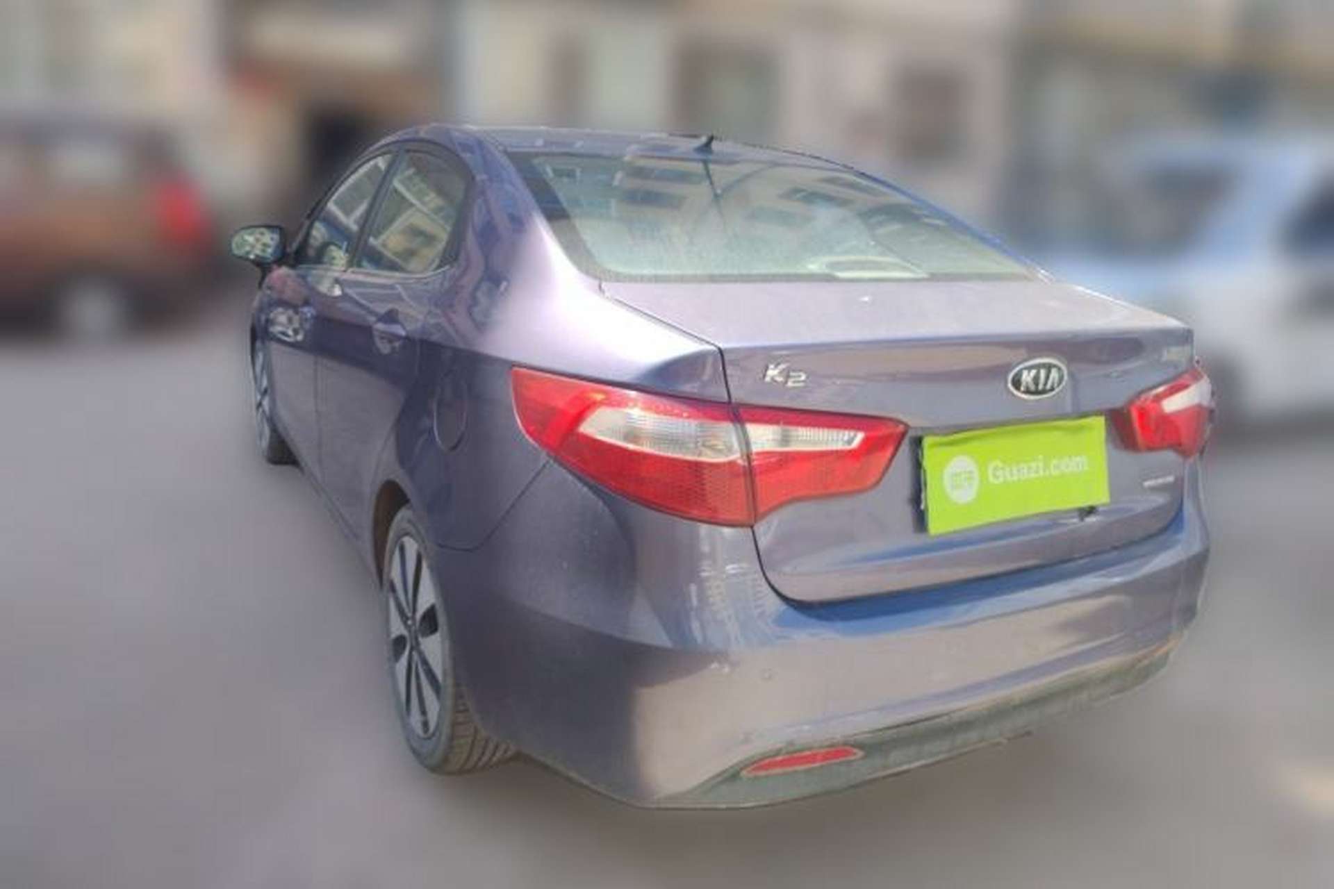 Used Kia K2 2011 Sedan 1.6L Automatic Transmission Premium Rear Left 45 Deg