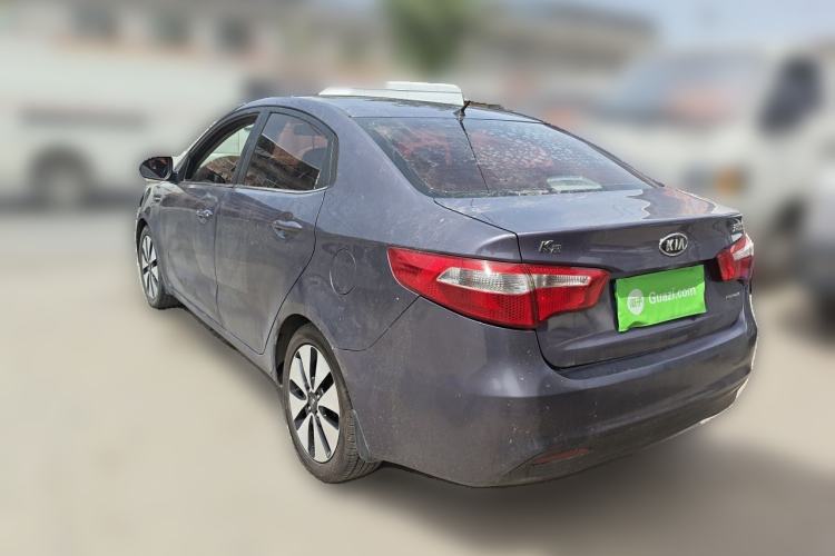 Used Kia K2 2011 Sedan 1.6L Automatic Transmission Premium Rear Left 45 Deg