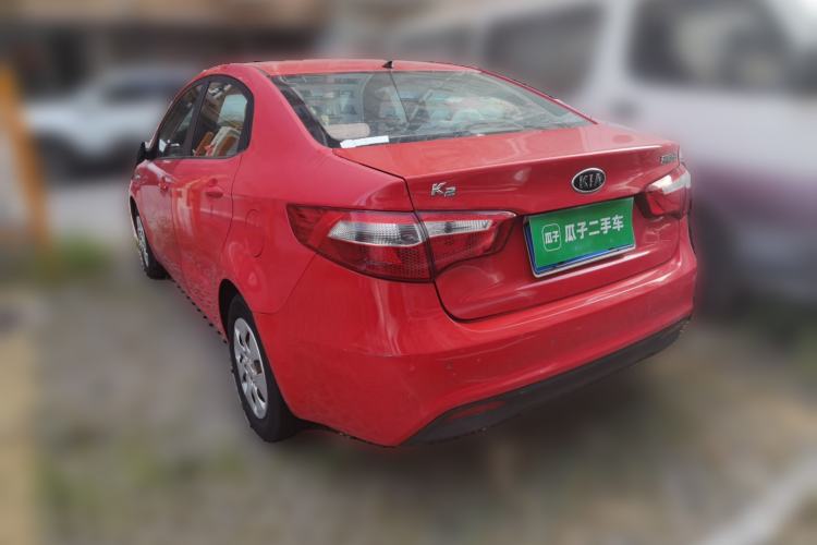 Used Kia K2 2011 Sedan 1.4L Automatic GLS Rear Left 45 Deg