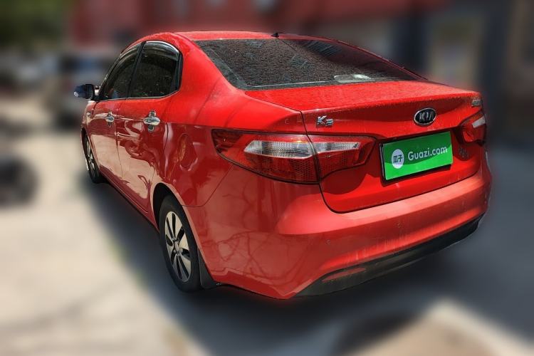 Used Kia K2 2011 Sedan 1.4L Manual Transmission GLS Rear Left 45 Deg