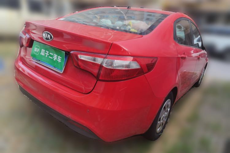 Used Kia K2 2011 Sedan 1.4L Automatic GLS Rear Right 45 Deg