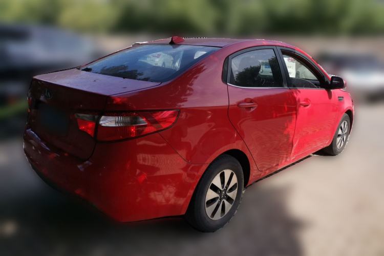 Used Kia K2 2011 Sedan 1.4L Automatic Top-Trim Rear Right 45 Deg