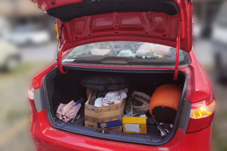 Used Kia K2 2011 Sedan 1.4L Automatic GLS Trunk
