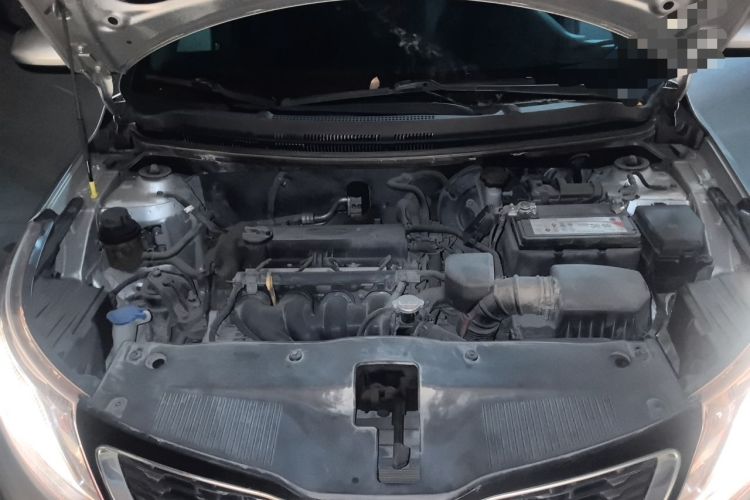 Used Kia K2 2011 Sedan 1.4L Automatic GLS Engine Bay