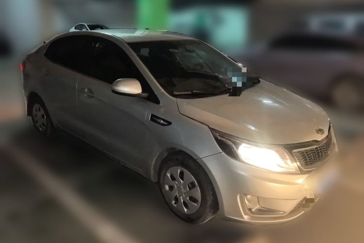 Used Kia K2 2011 Sedan 1.4L Automatic GLS Front Right 45 Deg
