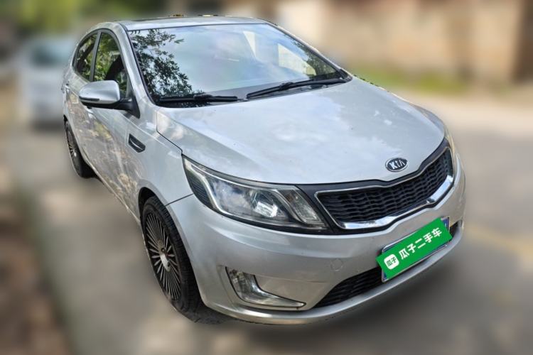 Used Kia K2 2011 Sedan 1.6L Automatic Transmission Premium Front Right 45 Deg