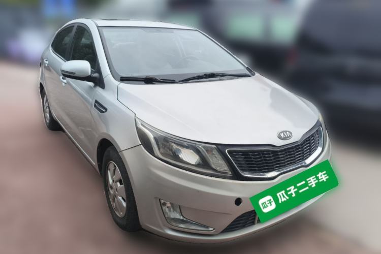 Used Kia K2 2011 Sedan 1.4L Automatic GLS Front Right 45 Deg