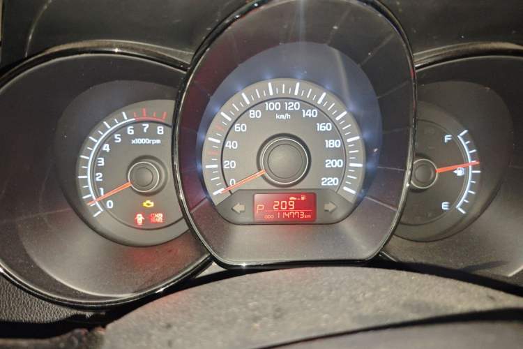 Used Kia K2 2011 Sedan 1.4L Automatic GLS Instrument Cluster