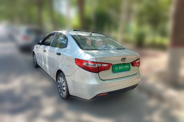 Used Kia K2 2011 Sedan 1.4L Automatic GLS Rear Left 45 Deg