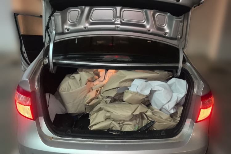 Used Kia K2 2011 Sedan 1.4L Automatic GLS Trunk