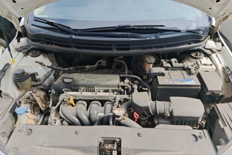 Used Kia K2 2011 Sedan 1.4L Automatic GLS Engine Bay