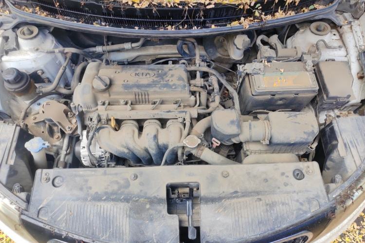 Used Kia K2 2011 Sedan 1.4L Automatic GLS Engine Bay