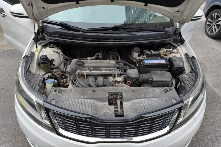 Used Kia K2 2011 Sedan 1.6L Automatic Transmission Premium Engine Bay