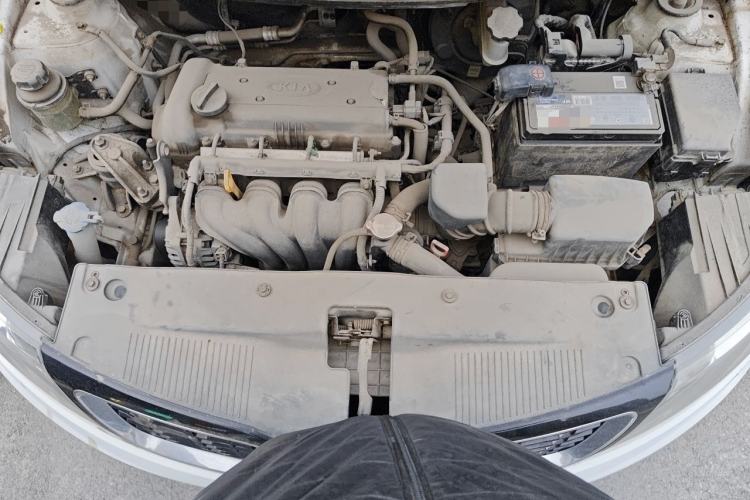 Used Kia K2 2011 Sedan 1.4L Automatic GLS Engine Bay